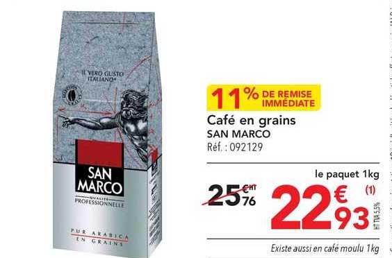 café en grains san marco