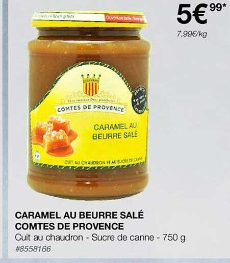caramel au beurre salé comtes de provence
