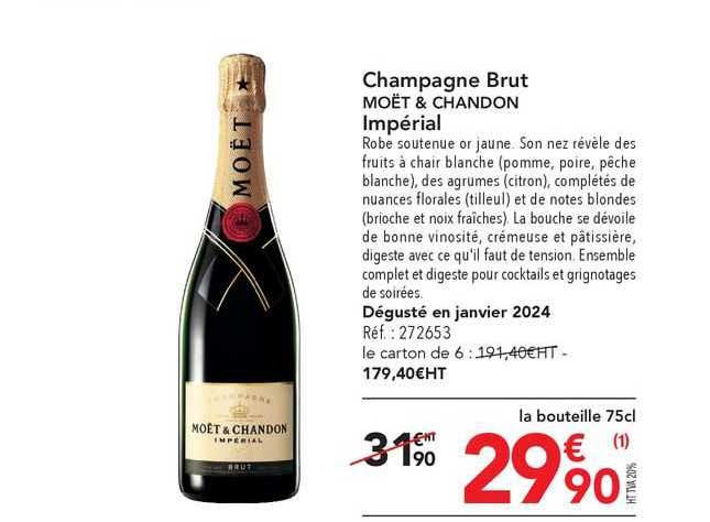 champagne brut moët & chandon impérial