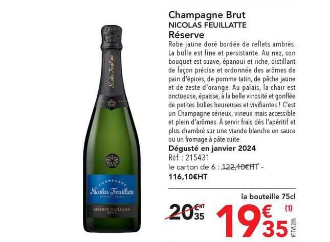 champagne grut nicolat feuillatte réserve