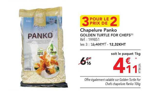 chapelure panko golden turtle for chefs
