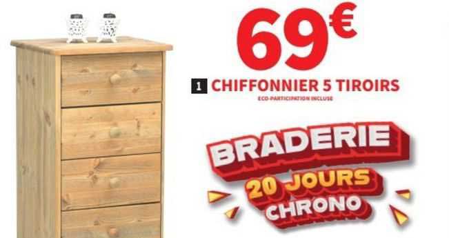 chiffonnier 5 tiroirs