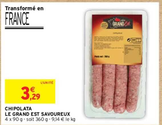 chipolata le grand est savoureux