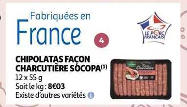 chipolatas façon charcutière socopa
