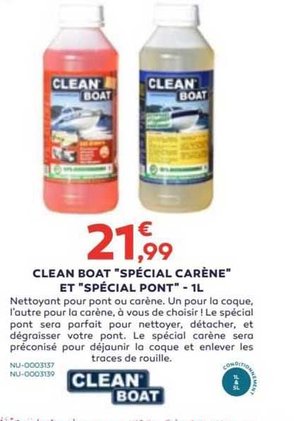 clean boat spécial carène et spécial pont - 1 l