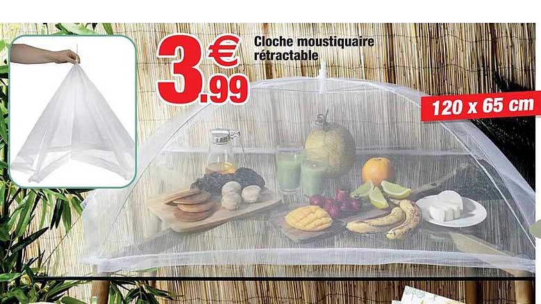 Cloche Moustiquaire Rétractable