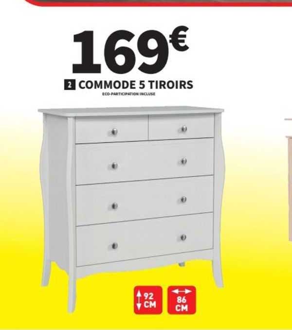 Commode 5 Tiroirs