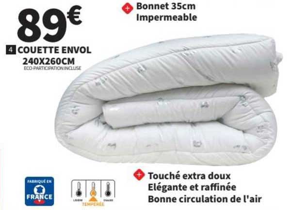 couette envol 240x260 cm