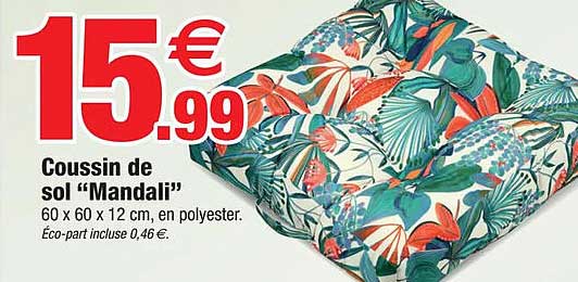 Coussin De Sol "mandali"