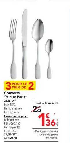 Couverts "vieux Paris" Amefa