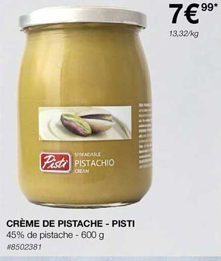 Crème De Pistache - Pisti