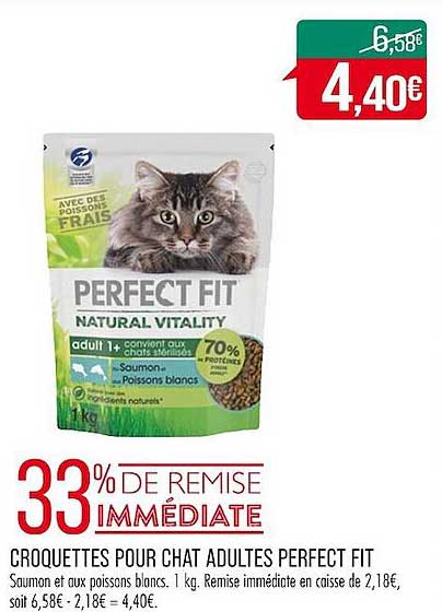 Croquettes Pour Chat Adultes  Perfect Fit