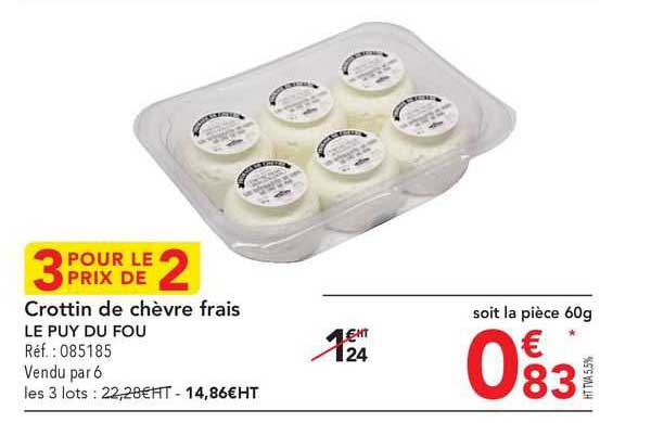 Crottin De Chèvre Frais Le Puy Du Fou