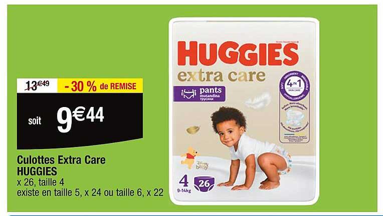Culottes Extra Care Huggies