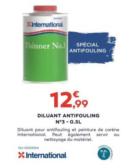 diluant antifouling n°3 - 0.5 l international