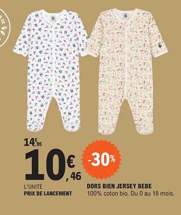 dors bien jersey bébé