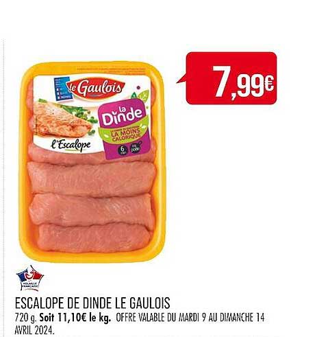 Escalope De Dinde De Gaulois