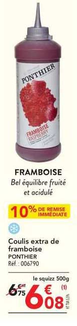 famboise bel équilibre fruité et ocidulé