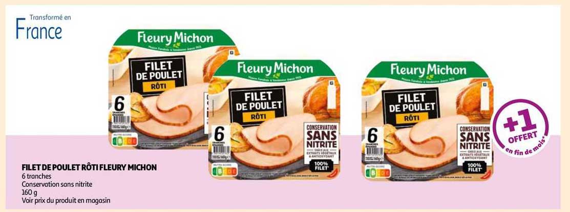 filet de poulet rôti fleury michon