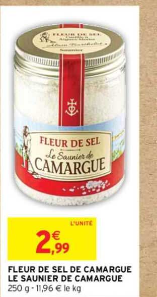 fleur de sel de camargue le saunier de camargue