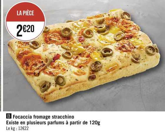 focaccia fromage stracchino