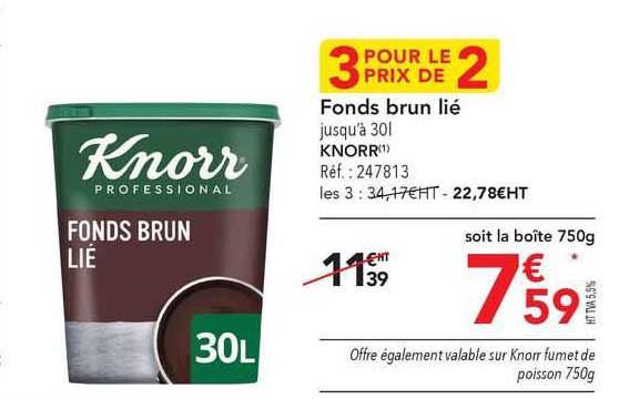 fonds brun lié knorr