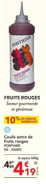 fruits rouges saveur gourmande et généreuse
