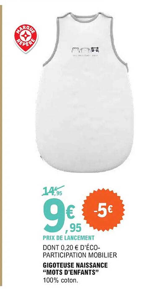 gigoteuse naissance "mots d'enfants"