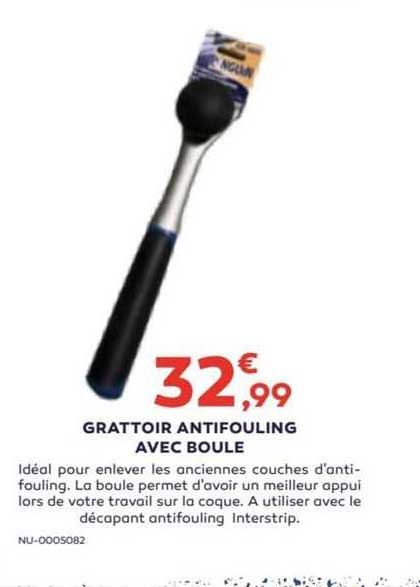 grattoir antifouling avec boule
