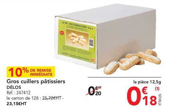 gros cuillers pâtissiers délos