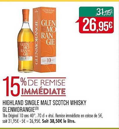highland single malt scotch whisky glenmorangie