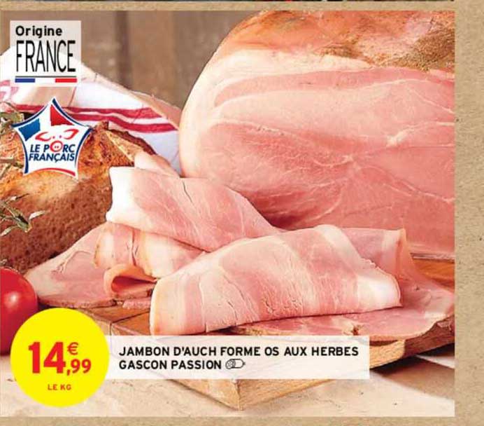 jambon d'auch forme os aux herbes gascon passion