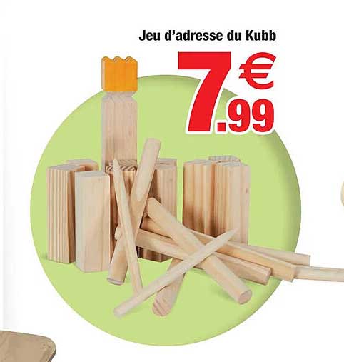 jeu d'adresse du kubb