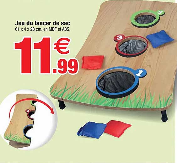 jeu de lancer de sac