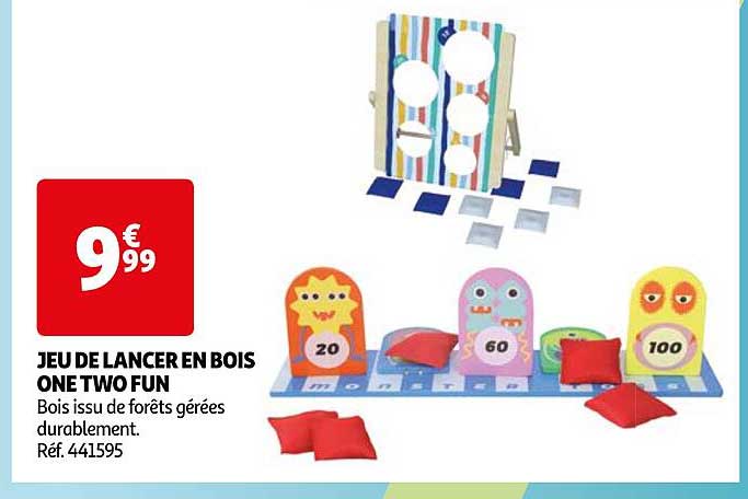jeu de lancer en bois one two fun