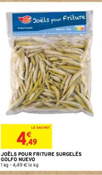 joëls pour friture surgelés golfo neuvo