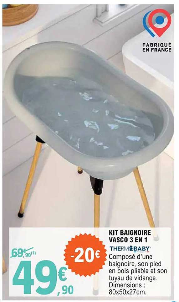 kit baignoire vasco 3 en 1 thermebaby