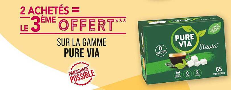 le 3e offert sur la gamme pure via