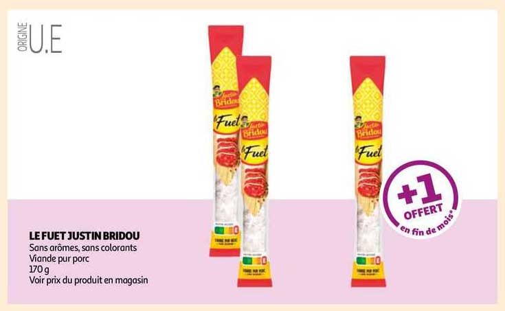 le fuet justin bridou