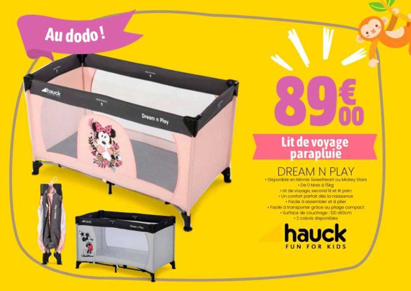 Lit De Voyage Parapluie Dream N Play