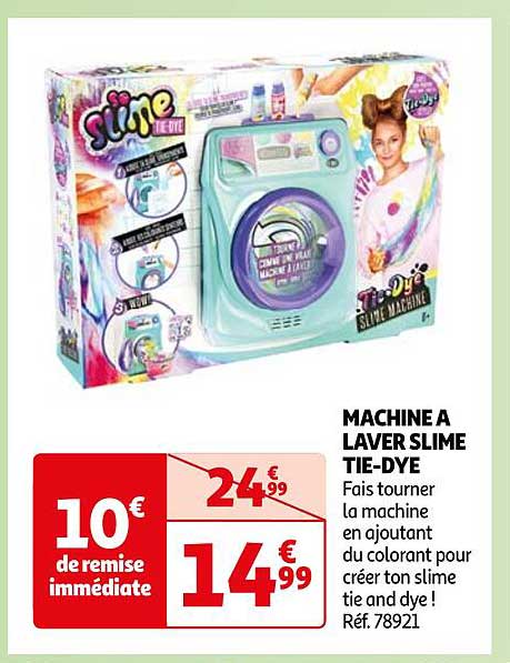 machine à laver slime tie-dye