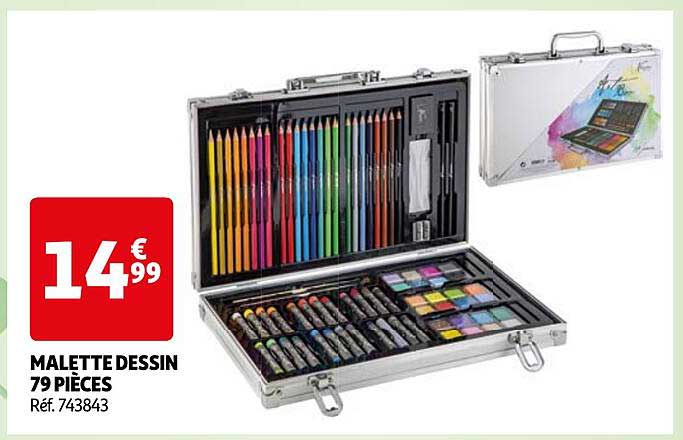 malette dessin 79 pièces