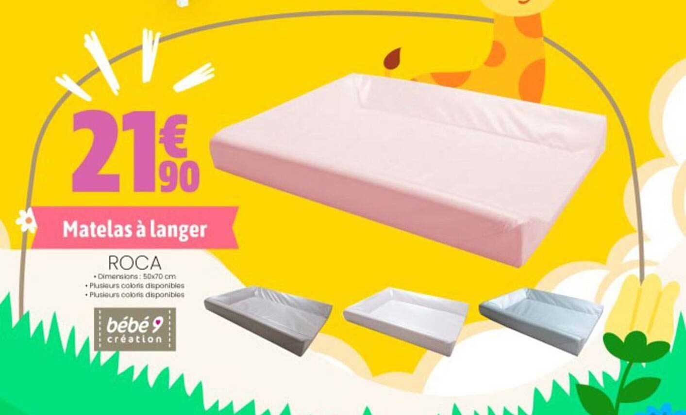 matelas à langer roca