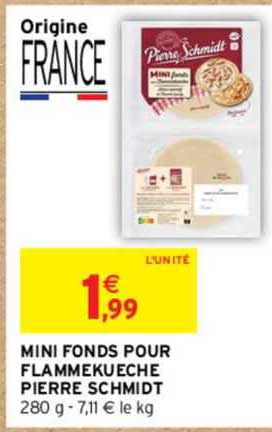 mini fonds pour flammekueche pierre schmidt