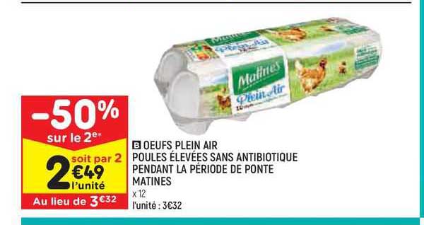œufs plein air poulets élevées sans antibiotique pendant la période de ponte matinés