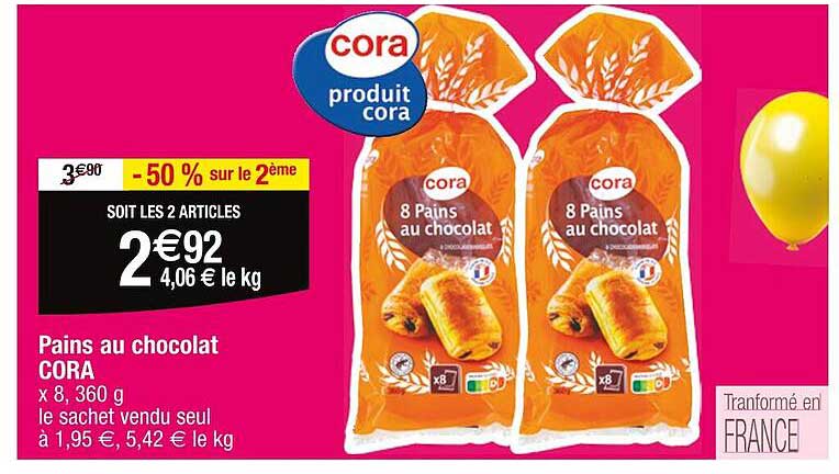Pains Au Chocolat Cora