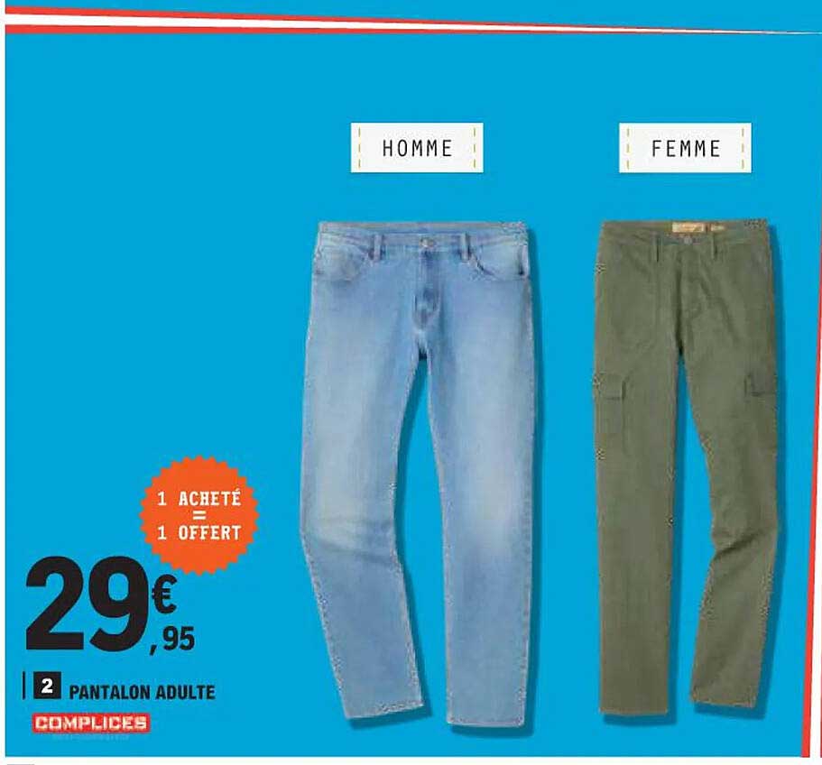 Pantalon Adulte Complices