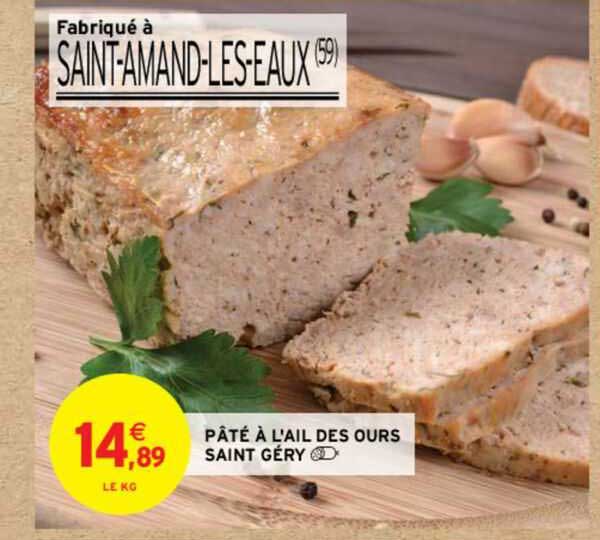 pâté à l'ail des ours saint géry