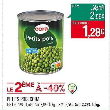 Petits Pois Cora