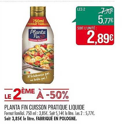 Planta Fin Cuisson Pratique Liquide